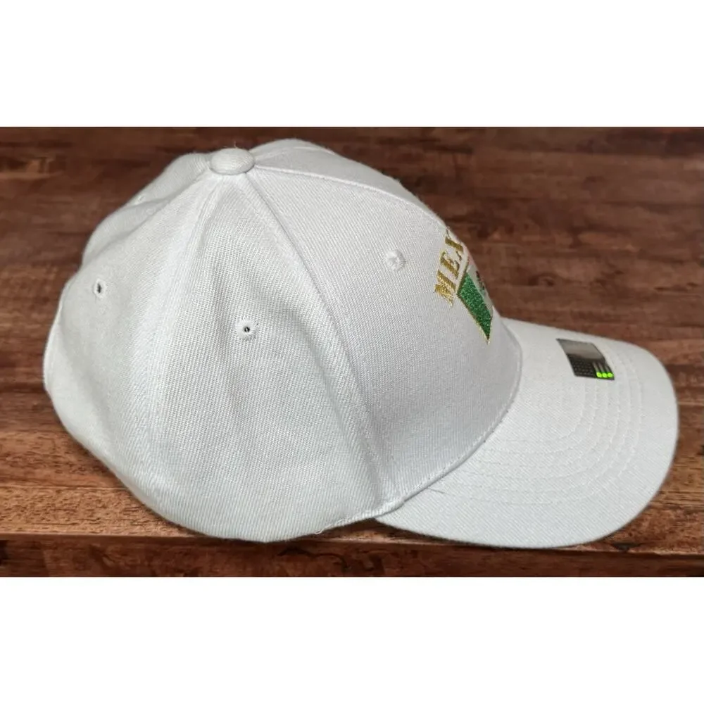 Mexico flag embroidered dad hat, National flag embroidered baseball cap